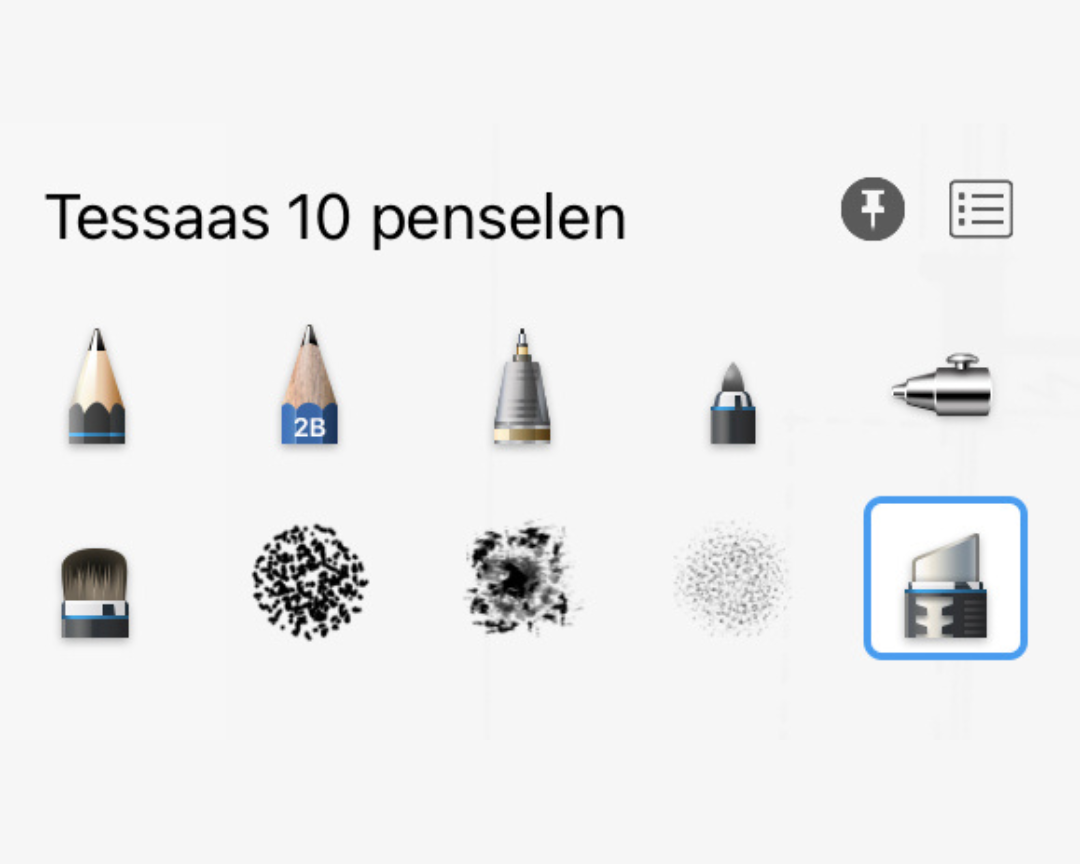 10 Penselen Interieurtekenen op de iPad