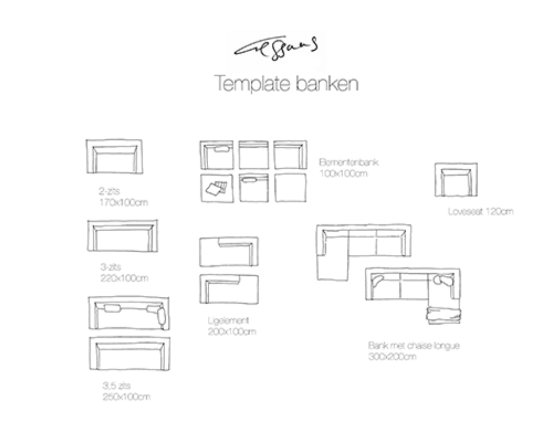 Banken Interieurtekenen op de iPad