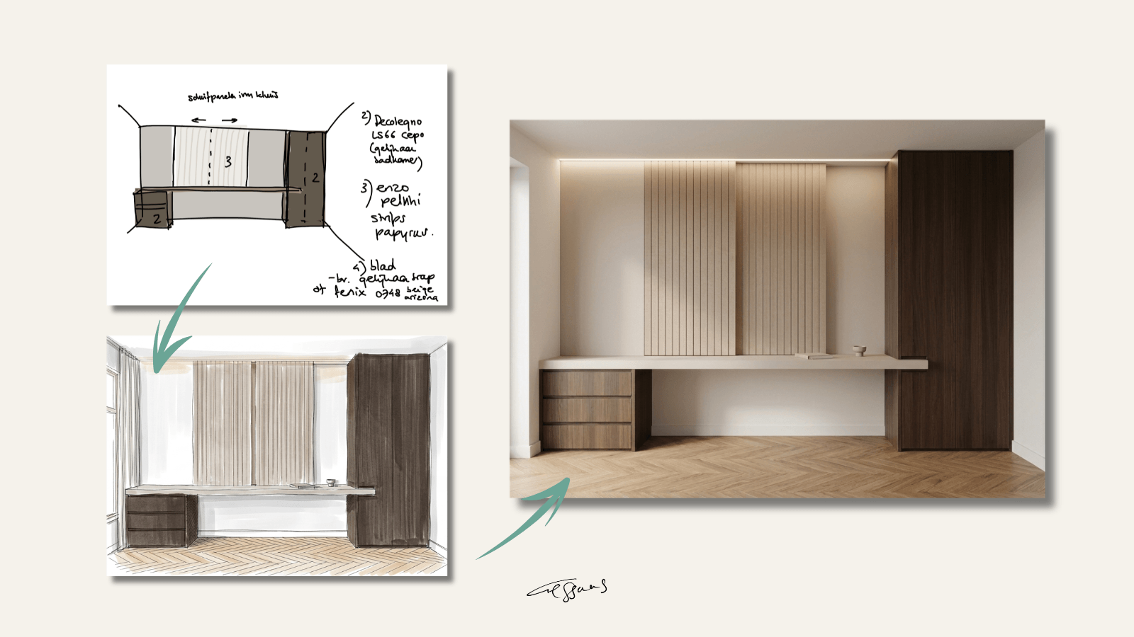 De combi die wel werkt | van schets naar render